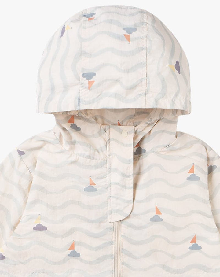 Cotton Hooded Windbreaker