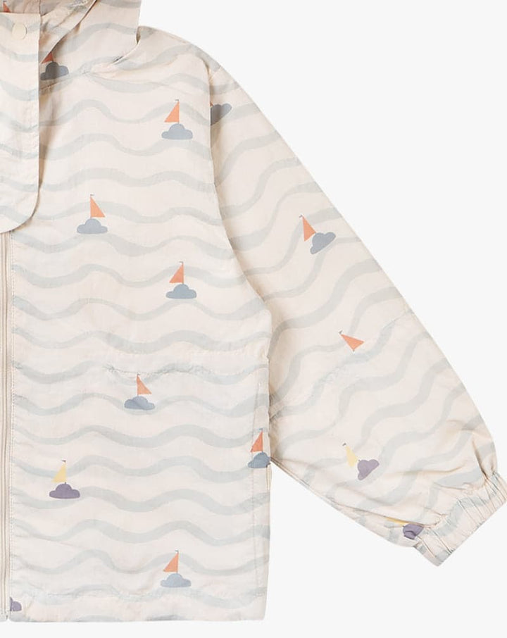 Cotton Hooded Windbreaker