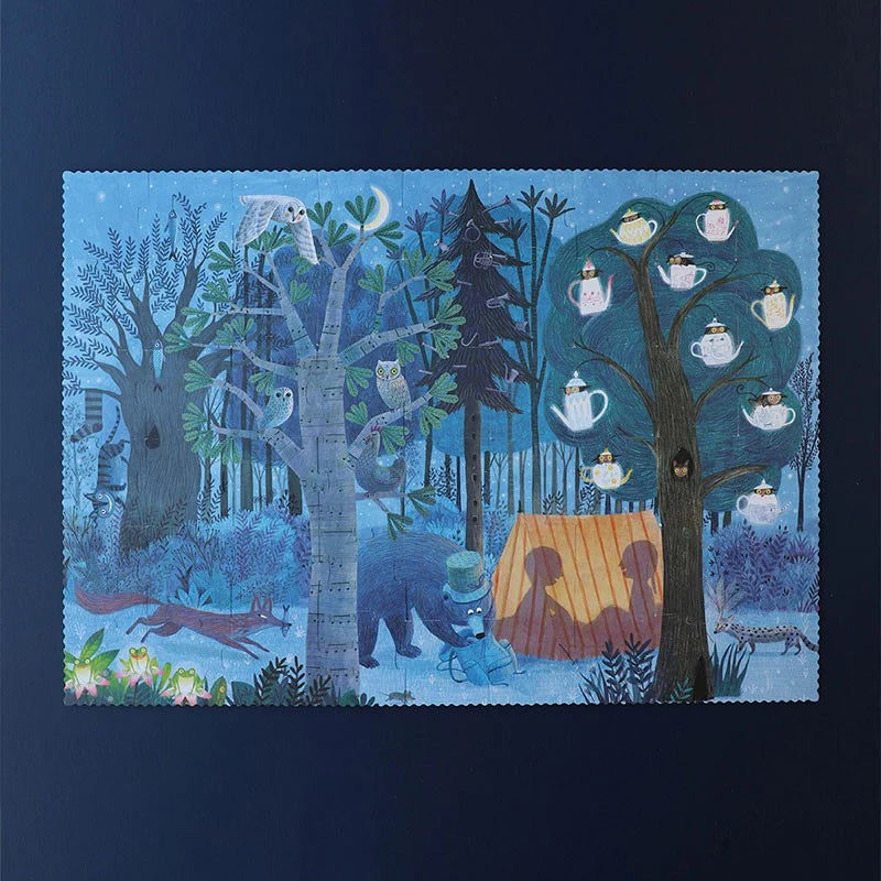 Puzzle - Night & Day in the Forest Reversible Puzzle