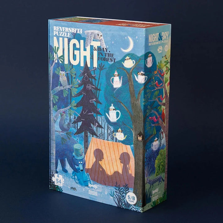 Puzzle - Night & Day in the Forest Reversible Puzzle