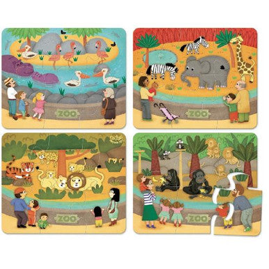 Puzzles - Zoo, wood by Melusine Allirol