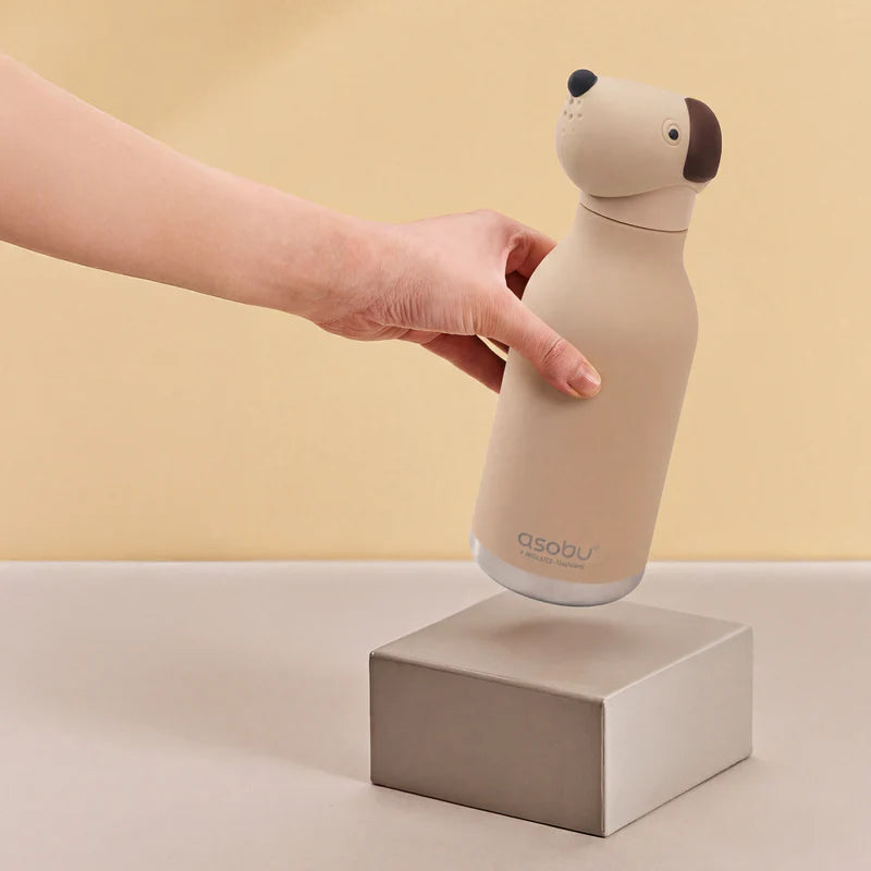 Beige Dog Bestie Bottle