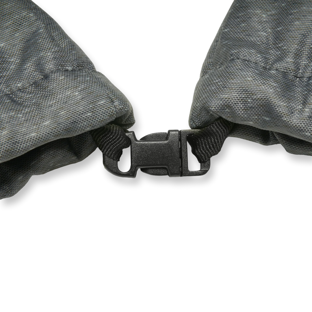 Baby Mitts - Heather Grey