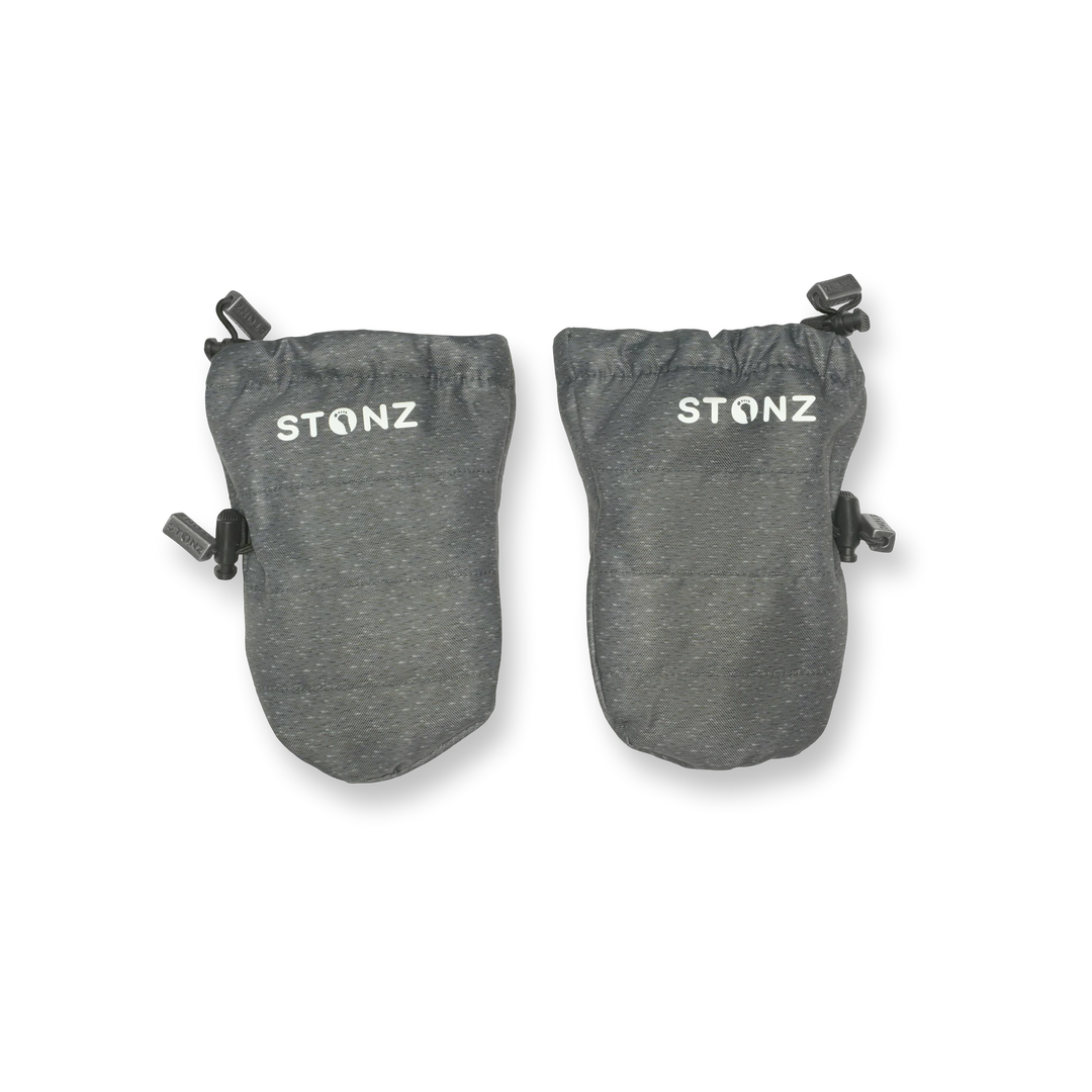Baby Mitts - Heather Grey