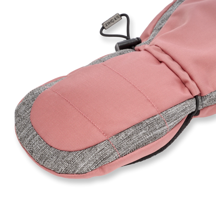 Snow Mitts - Dusty Rose +Grey