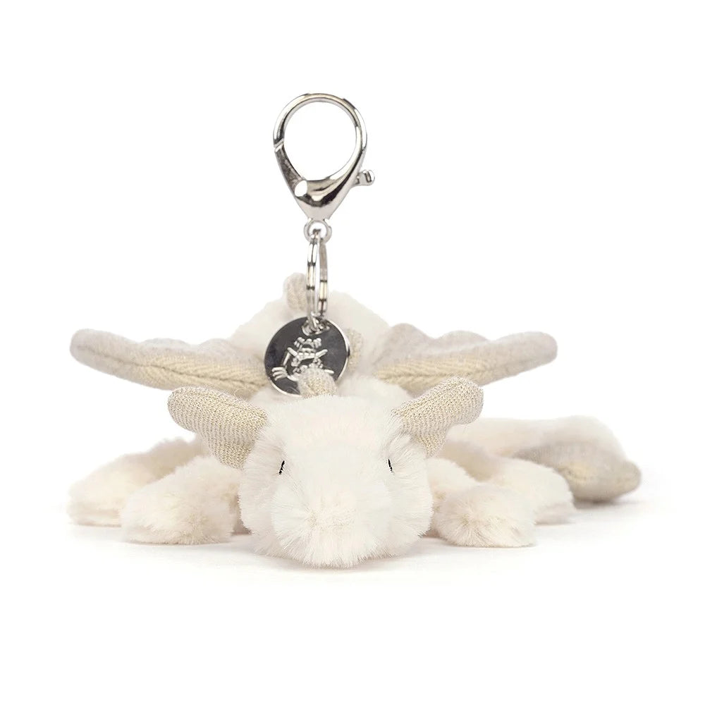 Snow Dragon Bag Charm