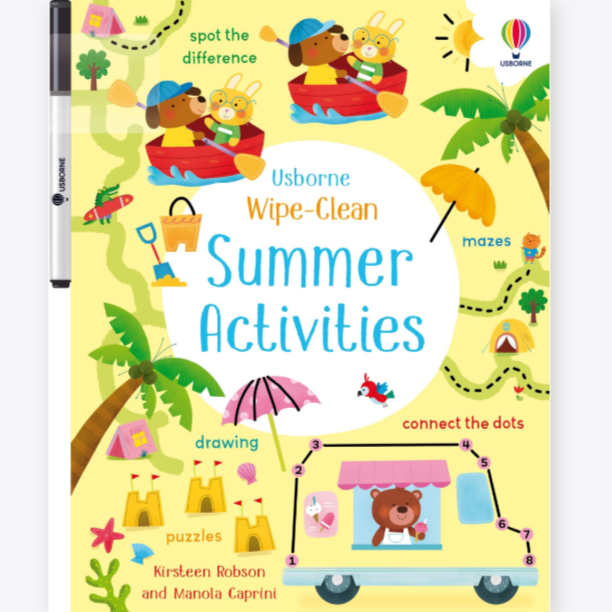 Wipe-Clean Summer Activities