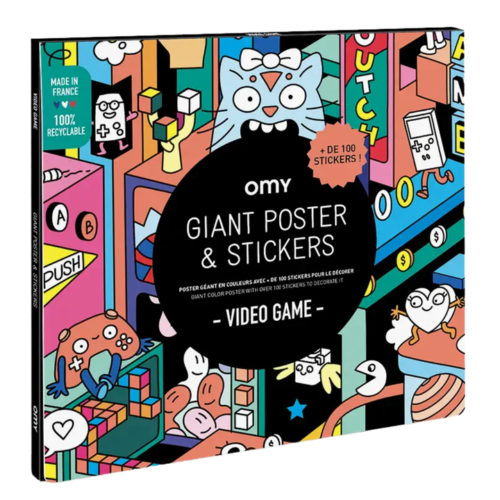 Video Game Giant Sticker Poster