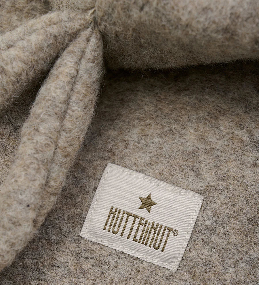 Bunny Balaclava Ears Wool | Camel Melange AW2025