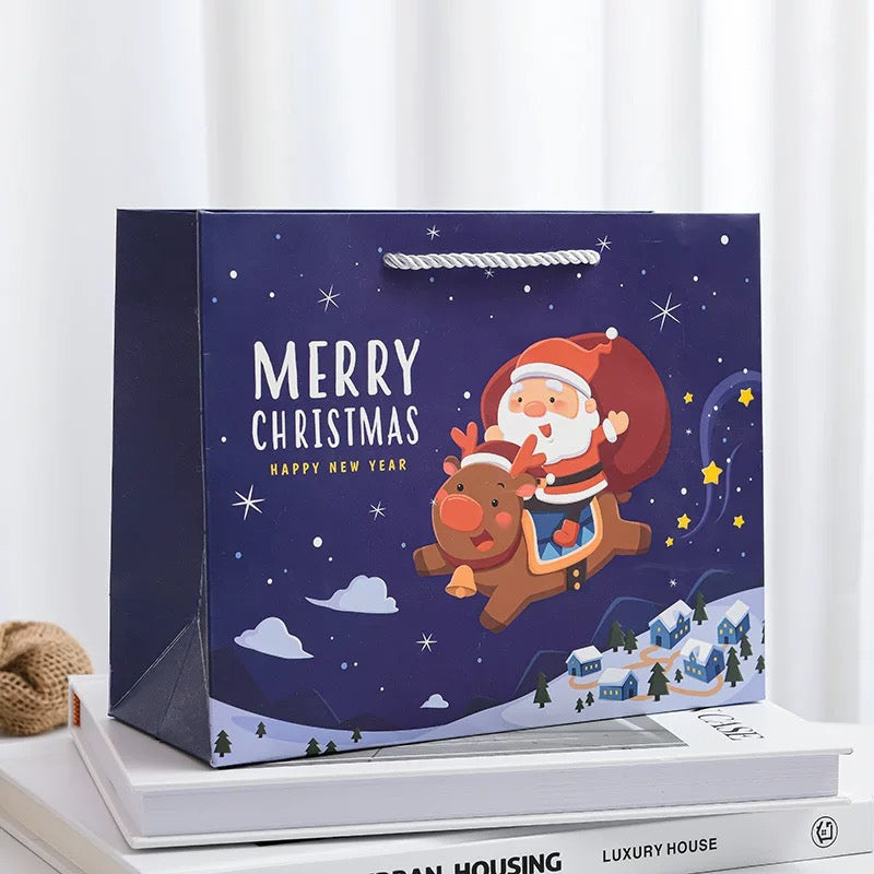 Merry Christmas HNY Gift Bag (Blue)