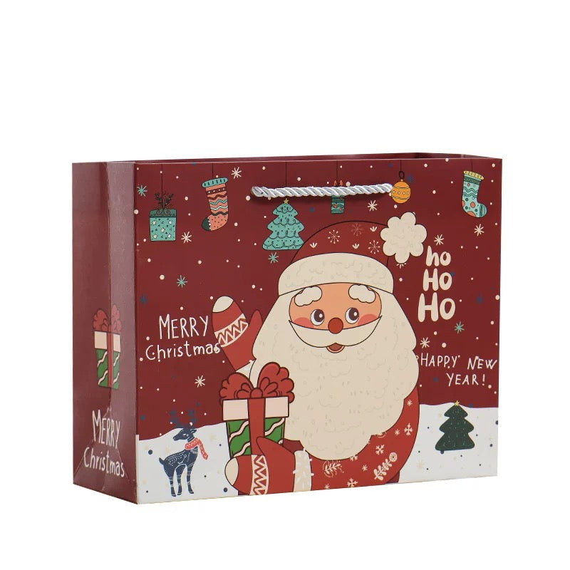 Christmas HNY Santa HOHOHO Gift Bag (Wine Red)