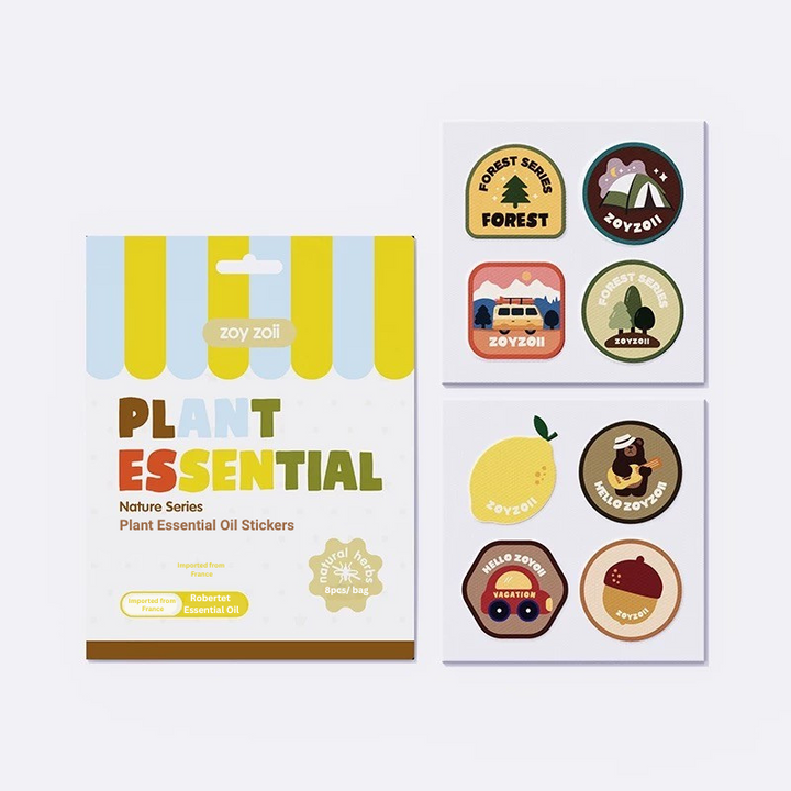 Plant Essential Oil Stickers