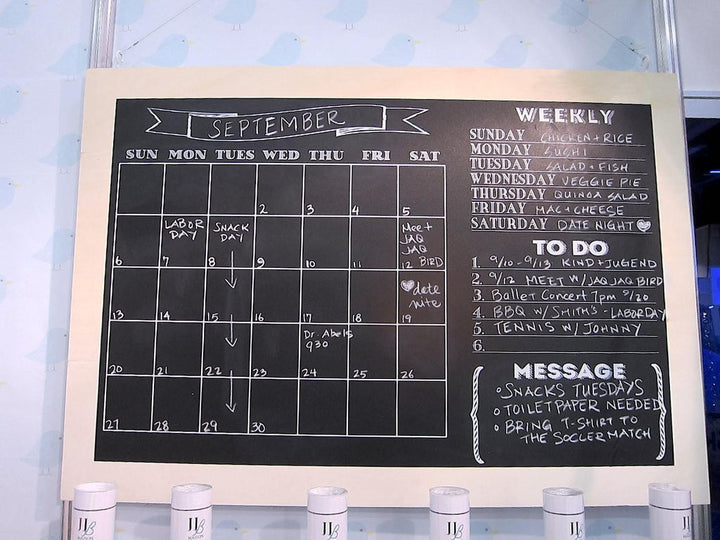 Chalk Board Calendar