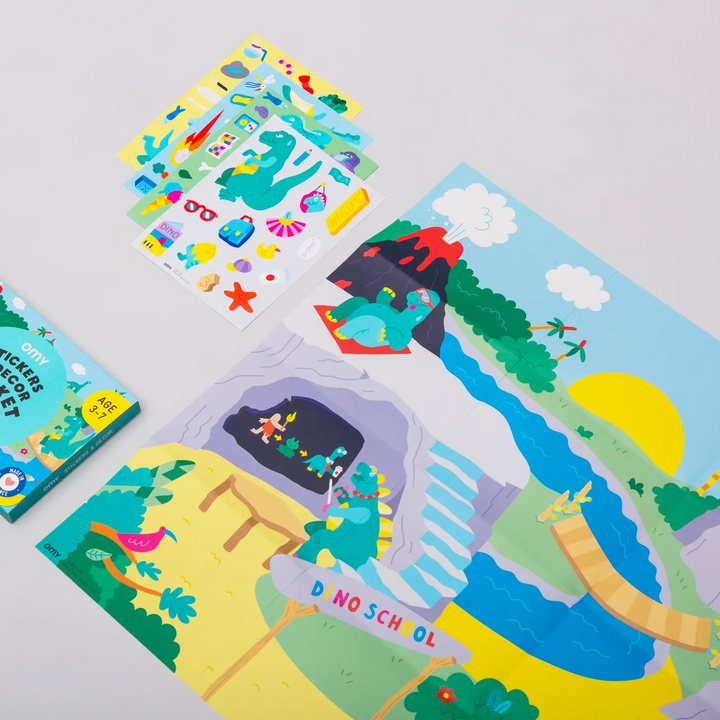 Sticker Decor Pocket - Dinos