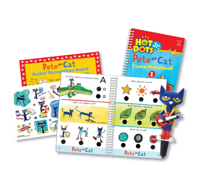 Hot Dots JR Pete the cat I love preschool! (Level1)