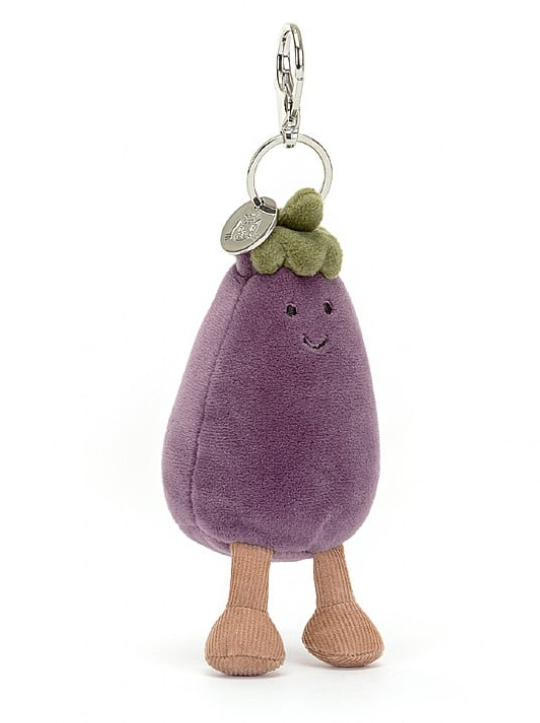 Vivacious Aubergine Bag Charm