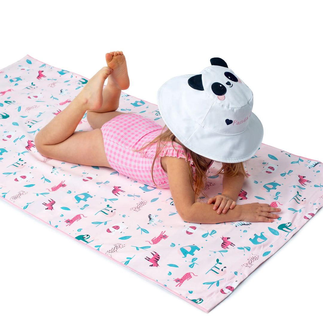 Kid's Reversible Sun Hat | Panda Koala