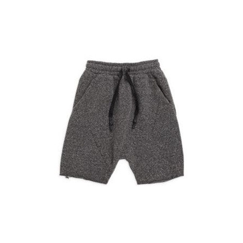 Rounded Shorts-Charcoal