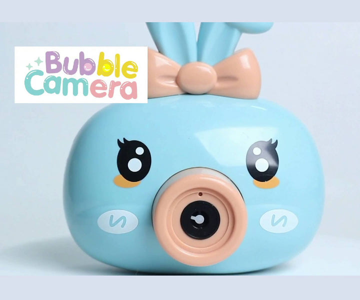Rabbit Bubble Camera Toy with Music & Lights