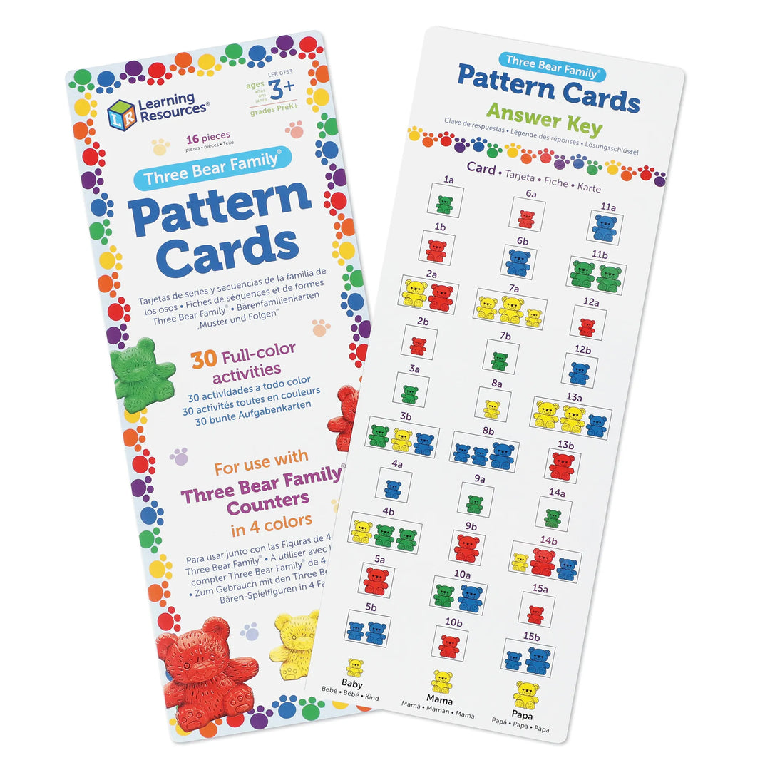 Three Bear Family® Pattern Cards