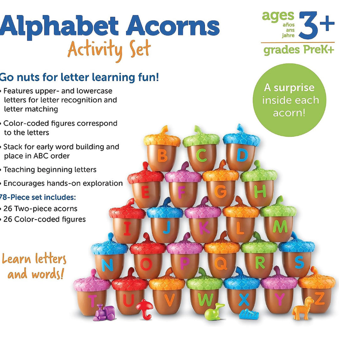 Alphabet Acorns Activity Set