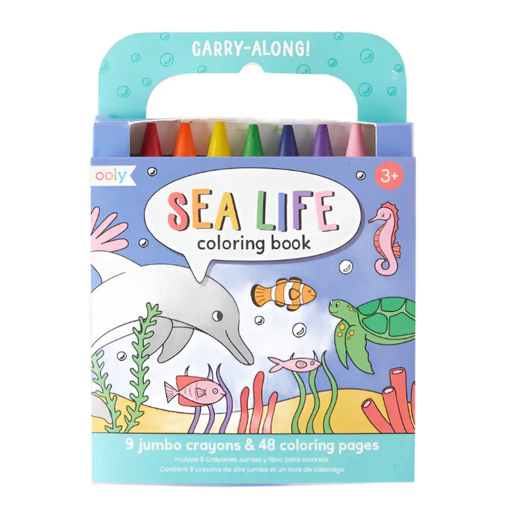 Carry-Along Coloring Book and Crayon Set