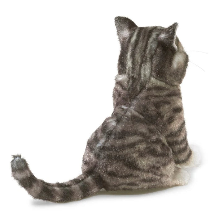 Mini Cat Tabby Finger Puppet