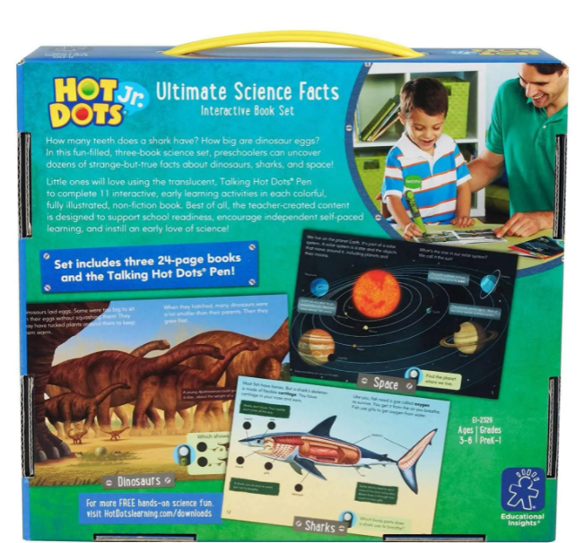 Hot Dots JR Ultimate Science Facts Interactive Book Set with Pen