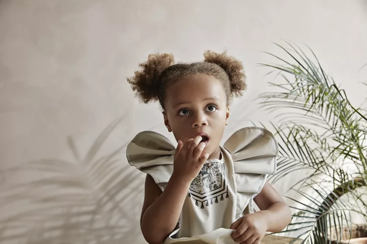 Baby Bib - Vintage Flower