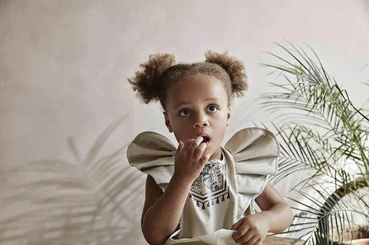 Baby Bib - Vintage Flower