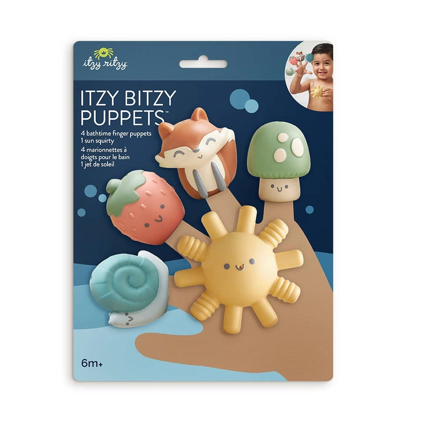 Itzy Bitzy Puppet Forest Friends - Bath + Storytelling Toys