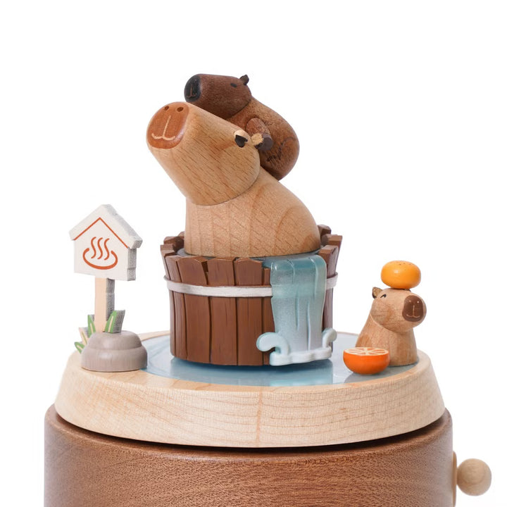 Capybara Bathing Music Box