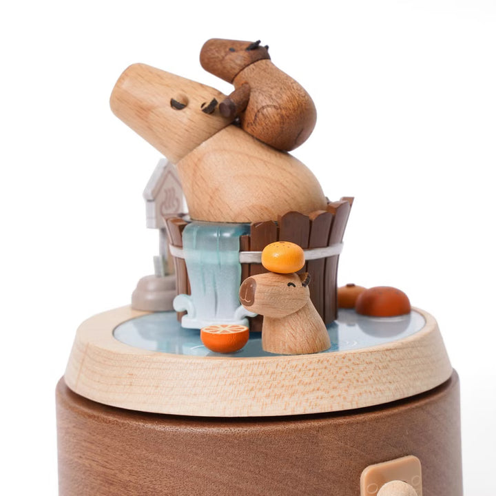 Capybara Bathing Music Box