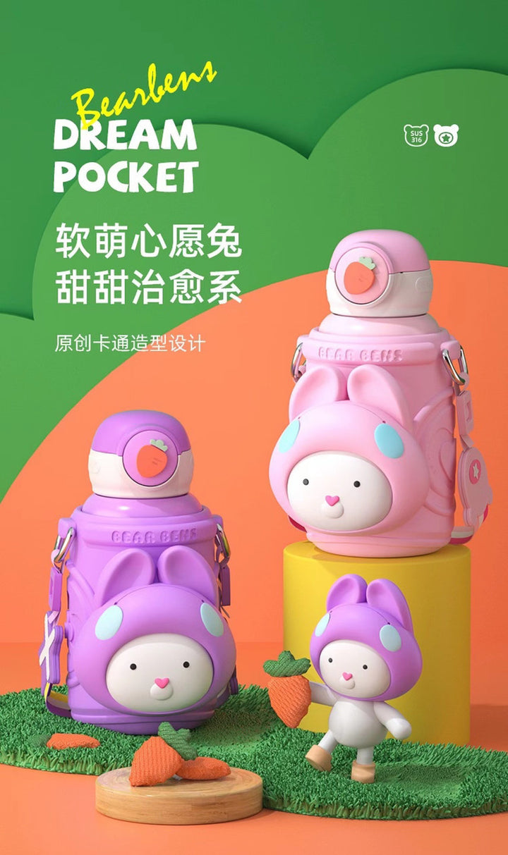 Cute Pocket Water Bottle 600ml