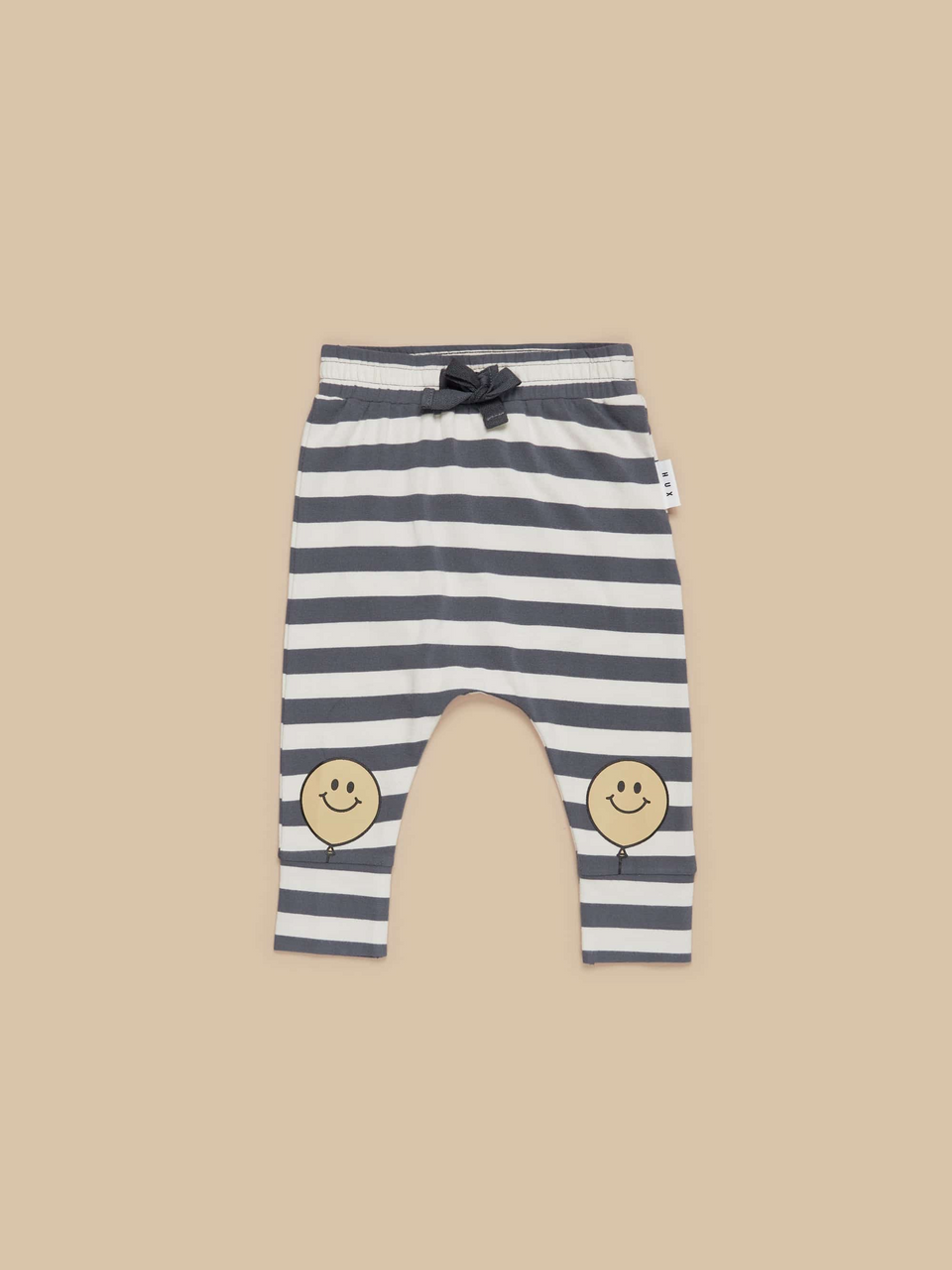 Balloon Knee Stripe Drop Crotch Pant