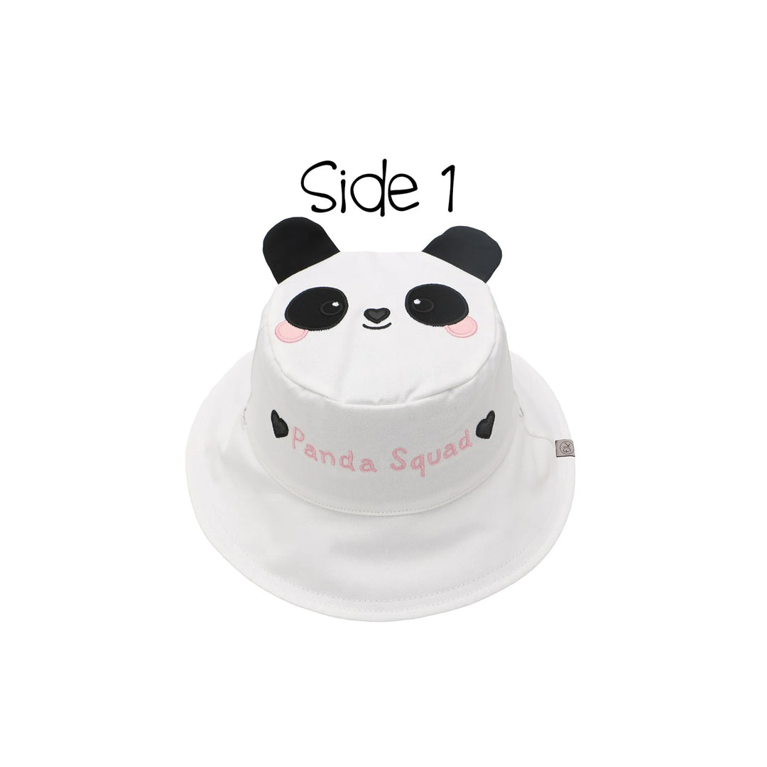 Kid's Reversible Sun Hat | Panda Koala