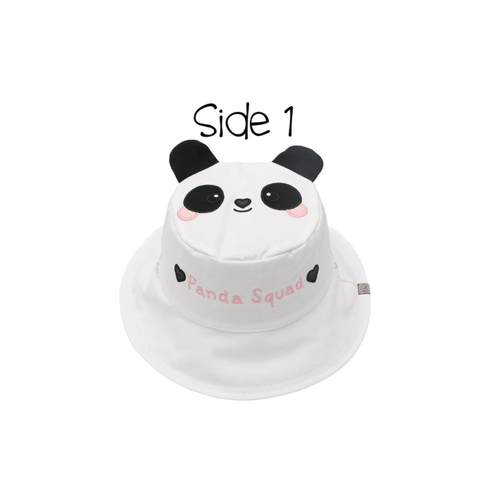 Kid's Reversible Sun Hat | Panda Koala