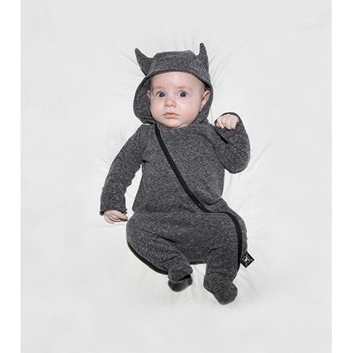 Viking Footed Overall-Black