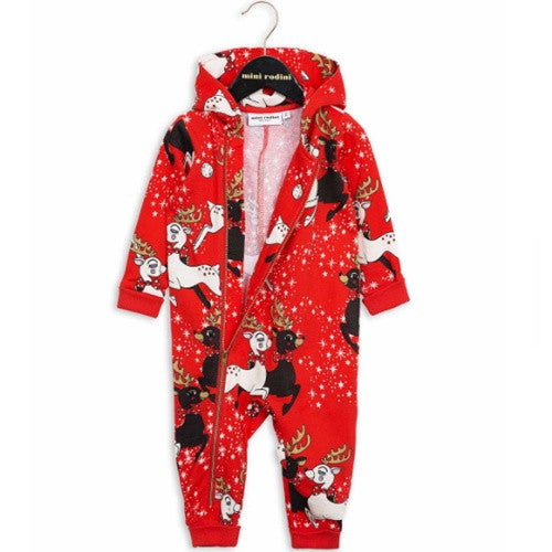 Reindeer Onesie Red Baby