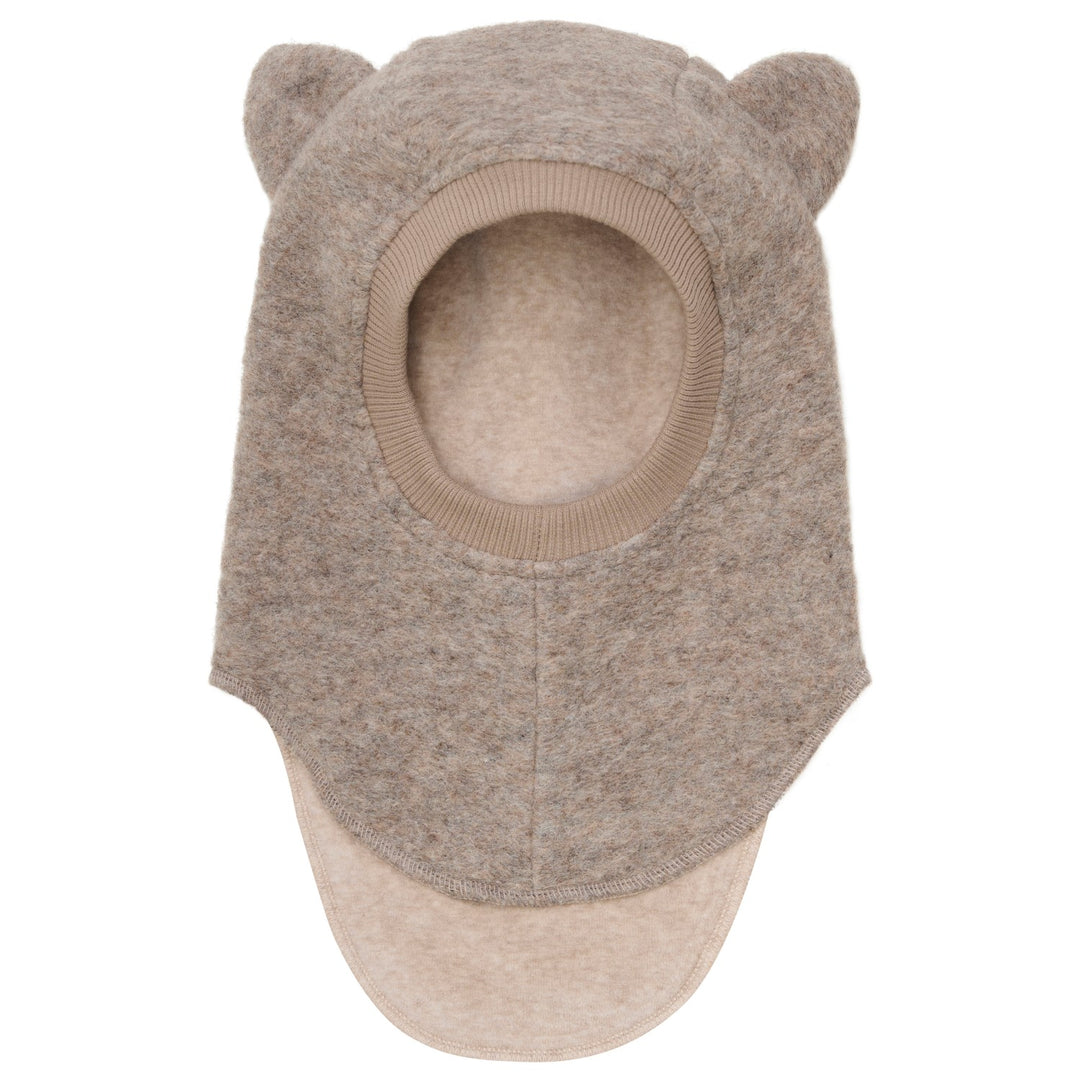 Balaclava Cat Ears Wool | Camel Melange AW2025