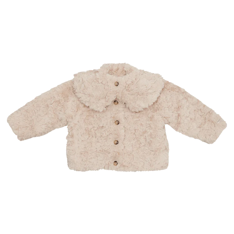 Marie Jacket | Soft Taupe Teddy