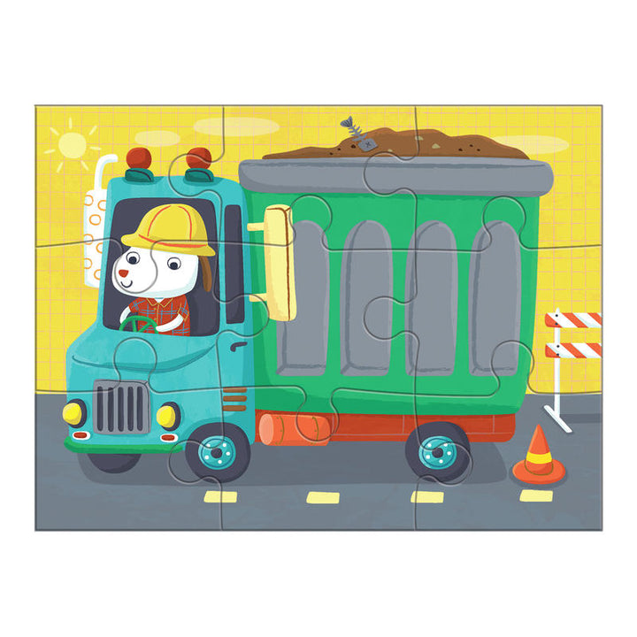 Transportation 4-in-a-box Puzzle Set