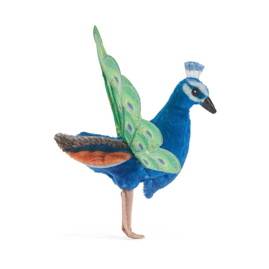 Mini Peacock Finger Puppet