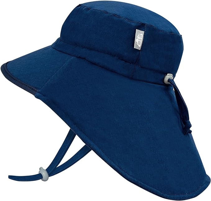 Kids Water Repellent Adventure Hats | Navy