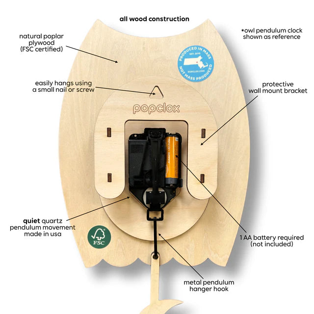 Dumplings Pendulum Clock
