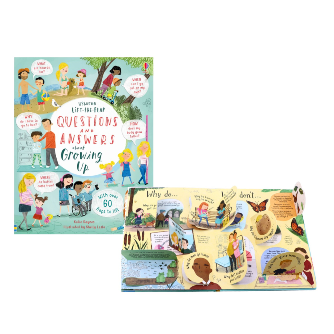 Lift-the-flap Questions and Answers about Growing Up
