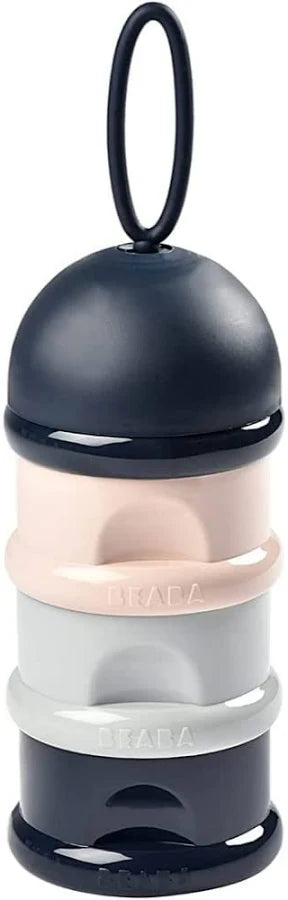 Stackable Milk Dosing Box - Colour: Marine Blue, Beige, Grey