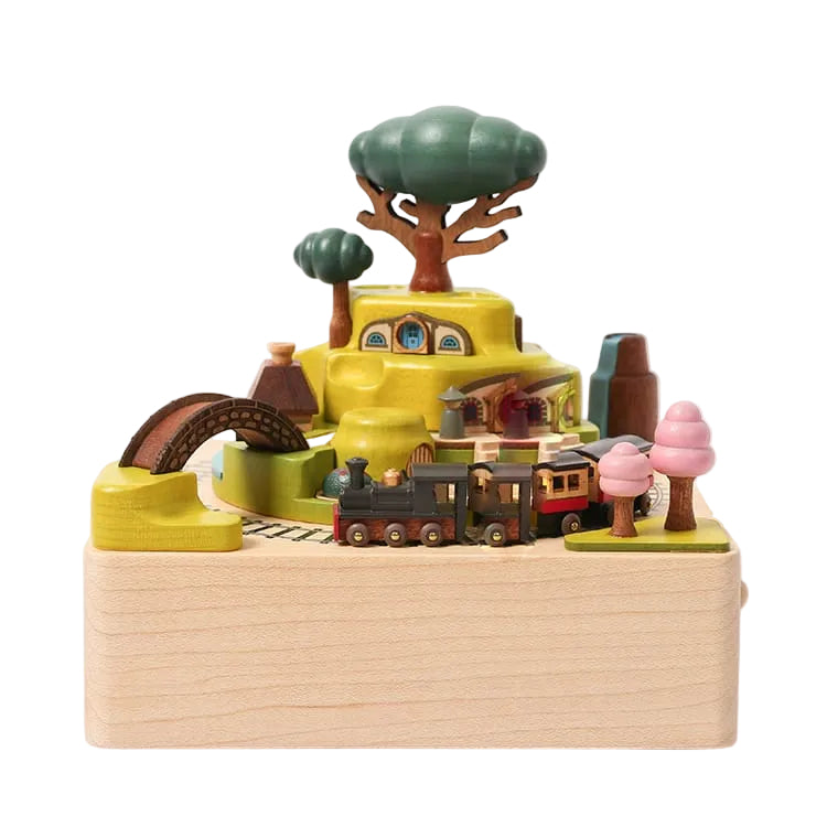 Spring Train Music Box