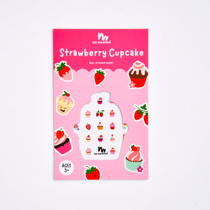 Strawberry Cupcake Nail Stickers