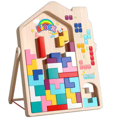 Wooden Tetris Puzzle